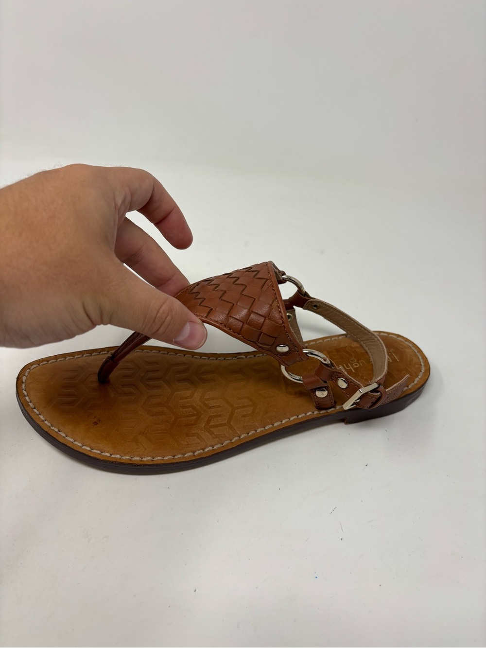 J. McLaughlin Nolita leather slingback sandals size 8 - Picture 6 of 13